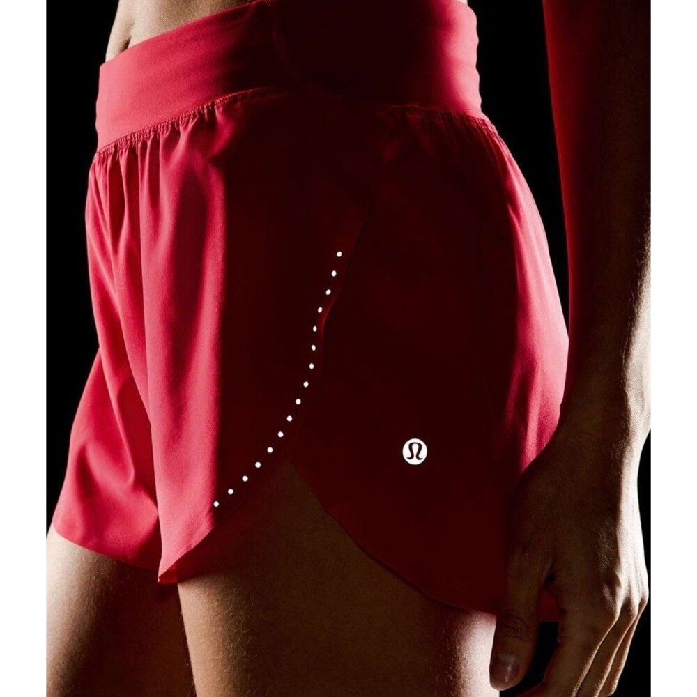 🔥Lululemon Fast and Free High-Rise Classic-Fit Split Short 27-32 Women’s Red